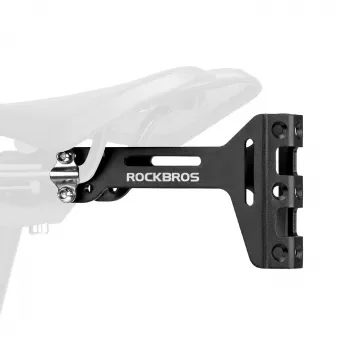 ROCKBROS kulacstartó-adapter a nyereg alá - alumínium, fekete
