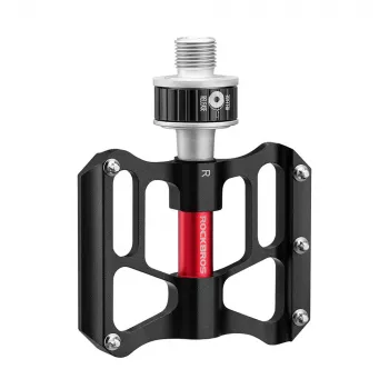 ROCKBROS K3462F-BK gyorsrögzítéses platformpedál gyorszáras rögzítéssel - fekete