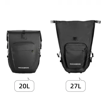 ROCKBROS AS-001 vízálló kerékpár csomagtartótáska 27L fekete