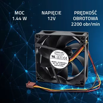 Qoltec Glacial Tech 8025 házventilátor