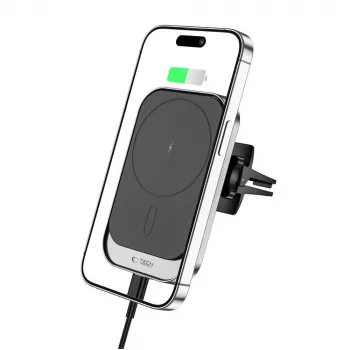 Tech-Protect CW19 MagSafe autós telefontartó vezeték nélküli töltéssel