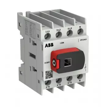 ABB OTOT25G1-4BSN2Plus terheléskapcsoló, 25 A, 4 pólusú, G1 méret