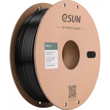 ESUN PETG+ 1,75 mm fekete 1 kg papírtekercs filament
