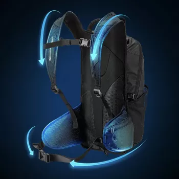 ROCKBROS H9 Urban hátizsák 20L könnyű vízálló fekete