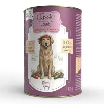 SYTA MICHA Classic Mono bárány cukkinivel nedves kutyaeledel 400g