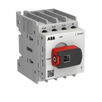 ABB OTOT16G1-4MSN2Plus 4 pólusú terheléskapcsoló 16 A előlapi rögzítés