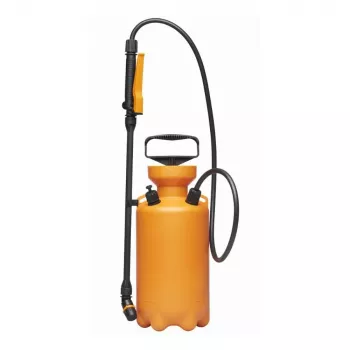 FISKARS nyomáspermetező 5L kézi kerti pumpás permetező állítható fúvókával, vállpánttal és nyomáscsökkentő szeleppel