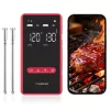 METAPEN Meatmeet X Pro Bluetooth/Wi-Fi konyhai hőmérő app-pal grillhez, sütőhöz, füstölőhöz - fekete