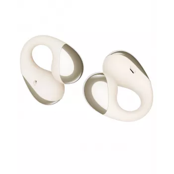 Soundpeats PearlClip Pro nyitott fülű klipszes vezeték nélküli fülhallgató 64 órás akkumulátorral, Bluetooth 5.3, ENC mikrofonok, IPX4 – bézs