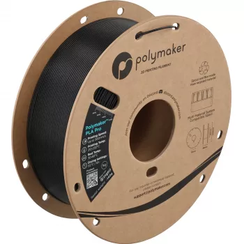 Polymaker PolySonic High Speed PLA Pro 3D-nyomtató filament, 1,75 mm, 1 kg, fekete