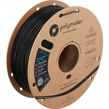 Polymaker PolySonic High Speed PLA Pro 3D-nyomtató filament, 1,75 mm, 1 kg, fekete