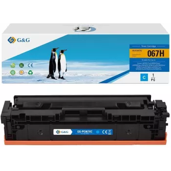 G&G XL toner Canon 067H kompatibilis, ciánkék