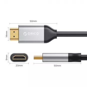 ORICO H8Y1 HDMI 2.1 kábel 8K 60Hz 3m fekete