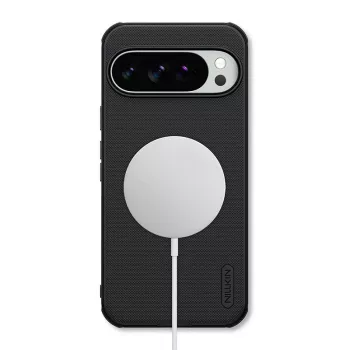 Nillkin Super Frosted Shield Pro Magnetic tok Google Pixel 10 Pro XL-hez - fekete