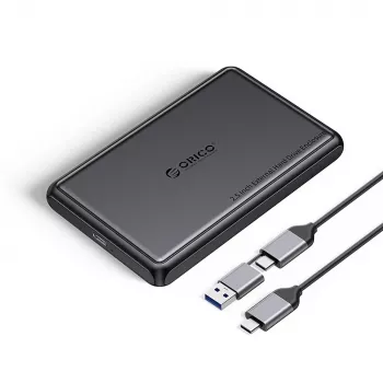ORICO DDL25-C3 2,5 inch HDD/SSD ház USB-C 5Gbps fekete