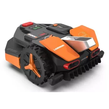 Worx Landroid WR202E robotfűnyíró intelligens navigációval, 250 m², Cut-to-Edge, 20-50 mm, Wi-Fi és Bluetooth, esőérzékelő, 20V PowerShare