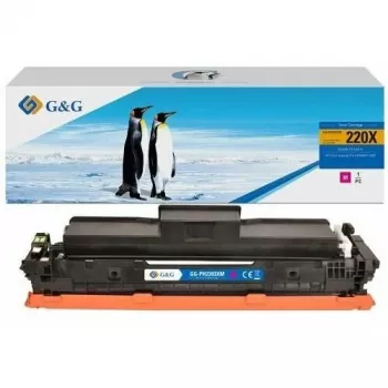 G&G XL tonerpatron HP 220X (W2203X) kompatibilis, bíbor (magenta)