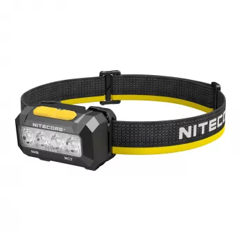 Nitecore HA19 600 lumen fehér és piros LED fejlámpa IPX7 vízállósággal, 100 m hatótávolság, kétgombos kezelőfelület, fényvisszaverő fejpánt, 3x AAA elemes működés