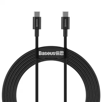 Baseus CATYS-C01 USB-C - USB-C 100W PD gyorstöltő kábel 2m fekete