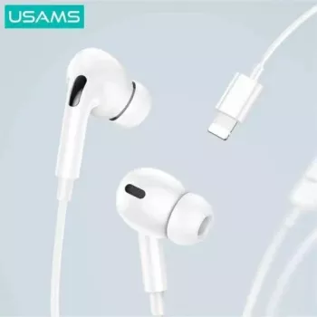 USAMS EP-41 MAX Lightning In-Ear Stereo Headphones White