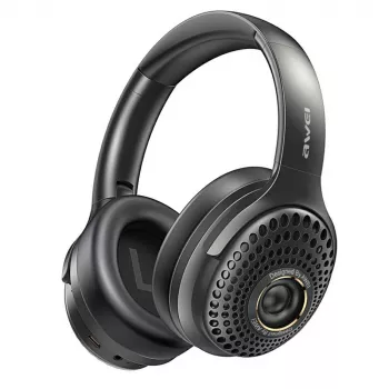 AWEI AT30 Bluetooth 6.0 vezeték nélküli fejhallgató, fekete