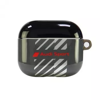 Audi IML Sport AirPods 3 tok fekete AUS-IMLAP3-RSQ/D1-BK