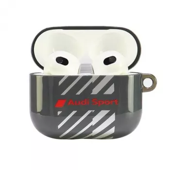 Audi IML Sport AirPods 3 tok fekete AUS-IMLAP3-RSQ/D1-BK