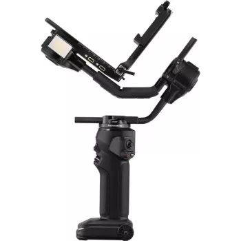 ZHIYUN CRANE 4 COMBO 3 tengelyes kameragimbal stabilizátor 6 kg teherbírással, 12 órás akkumulátorral, érintőképernyővel és töltőfénnyel, fekete