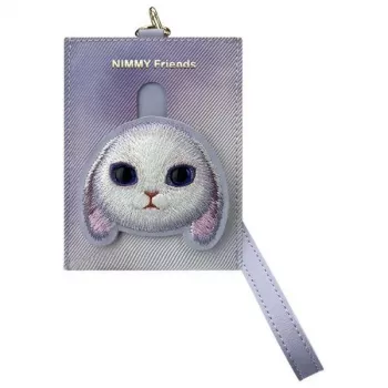 Nimmy Big Eyed Pet 2.0 nyúl kártyatartó pénztárca, lila
