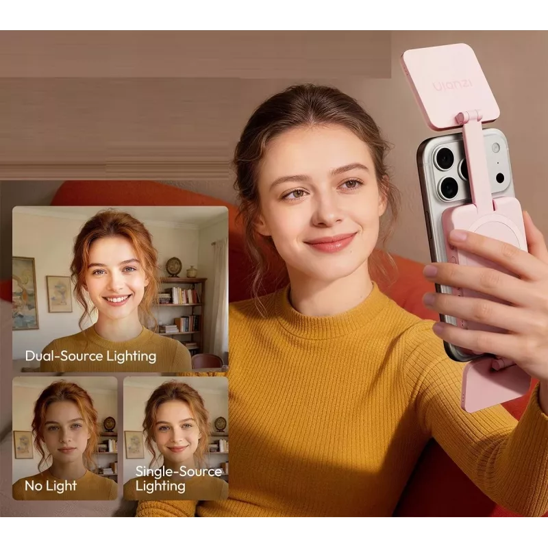 Ulanzi GL01 LED videólámpa (2700K-6500K, fekete)