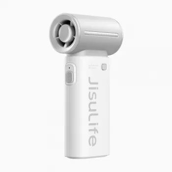 JISULIFE Handheld Fan Life9 3600mAh hordozható USB-ventilátor powerbankkal - szürke