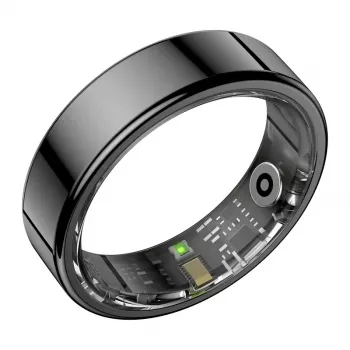 COLMI RING 2 Smart Ring, Size 10, Black – 24/7 Health & Fitness Tracker with Heart Rate, SpO2, Sleep & Stress Monitoring, IP68 Waterproof, 7-Day Battery