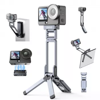 ULANZI MA37 mágneses mini állvány markolat DJI Osmo Action 6 Nano Arca-Swiss szürke
