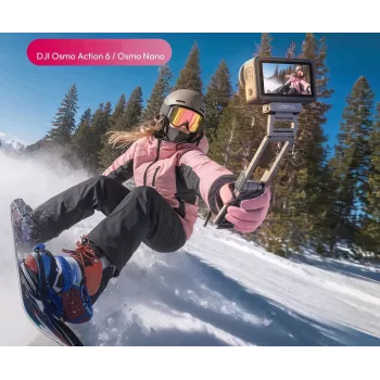 ULANZI MA37 mágneses mini állvány markolat DJI Osmo Action 6 Nano Arca-Swiss szürke