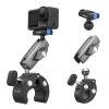TELESIN Magic Arm szorítós rögzítés DJI Osmo Action 5 Pro/4/3, Osmo 360, GoPro, Insta360 készülékekhez – S3-HBM-14-TDJ