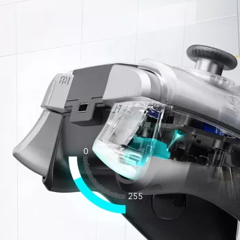 Machenike G5 Pro Max vezeték nélküli kontroller töltőállomással - szürke