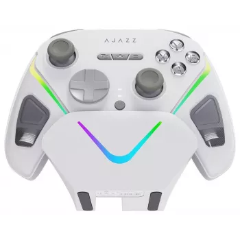AJAZZ GP100S vezeték nélküli gamepad töltőállomással, fehér