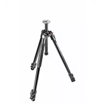 Manfrotto 290 Xtra alumínium állvány 3 lépcsős kihúzható lábakkal, 3-utas fej nélkül, fekete, MT290XTA3