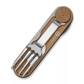 CIVIVI Partake zsebkés Coyote Brown G10 nyéllel, Nitro-V acél drop point pengével