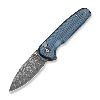 CIVIVI Mini Shakan Damascus kék kés