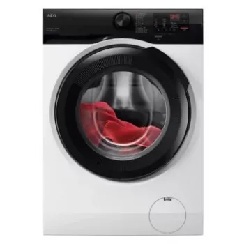 AEG LFR6D944E 9kg 1400rpm Freestanding Front Load Washing Machine, White, ÖKOInverter Motor, ProSense & SoftPlus Technology