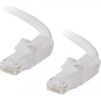 Cables To Go 2m fehér Cat6 snagless UTP PVC Ethernet patchkábel