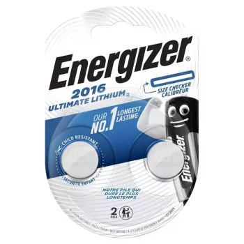 Energizer CR2016 lítium gombelem 3V, 2 darabos csomag