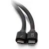 C2G 2,5 láb Thunderbolt 4 USB-C kábel - 40Gbps, 100W PD, 8K, fekete