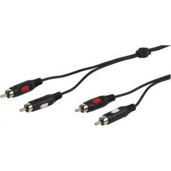 Vivanco audiokábel 2xRCA - 2xRCA 1.5 m (VVA2RCA15MMK)