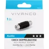 Vivanco RCA-RCA audioadapter (VVAADAPRCAFF)