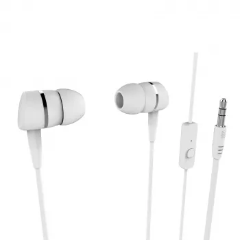 Vivanco Smartsound fülhallgató mikrofonnal, fehér (VVEARSMARTW)