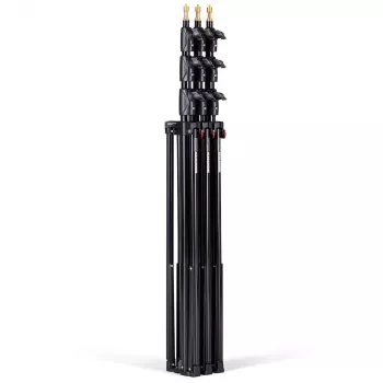 Manfrotto 1004BAC-3 légrugós 4 szekciós lámpaállvány szett (3 darabos, fekete)