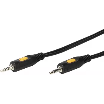 Vivanco audiokábel 3,5 mm-ről 3,5 mm-re 0,75 m (VVAJACK07MMK)