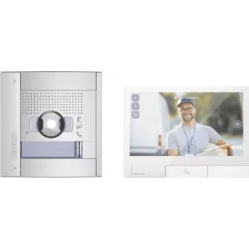 LEGRAND Bticino 363532 Flex'ONE videós kaputelefon szett Sfera kültéri egységgel (1 és 2 hívógombos), 1-es